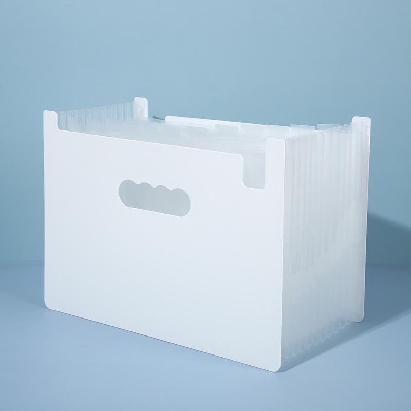Desktop Stand-up Accordion Folder with 13/25 Pockets - Student Exam Paper Organizer