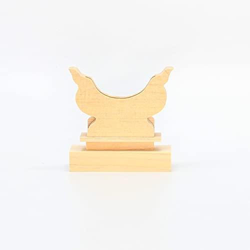 Shinto Shrine Village Shinto Mirror, Kiso Hinoki, 1.5 Inches