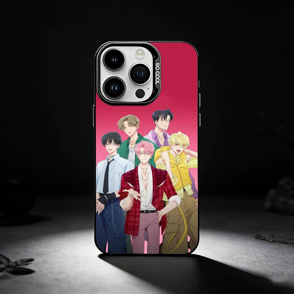 Tamon s B-Side Phone Case For iPhone 17,16,15,14,13,12,11 Plus,Pro Max,XS,Colored silver phone case