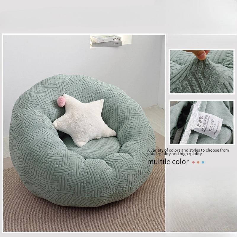 2025 New Cat Scratch-resistant Style All-season Universal Pumpkin Sofa Dust Cover Lazy Bean Bag Single-person Sofa Cover