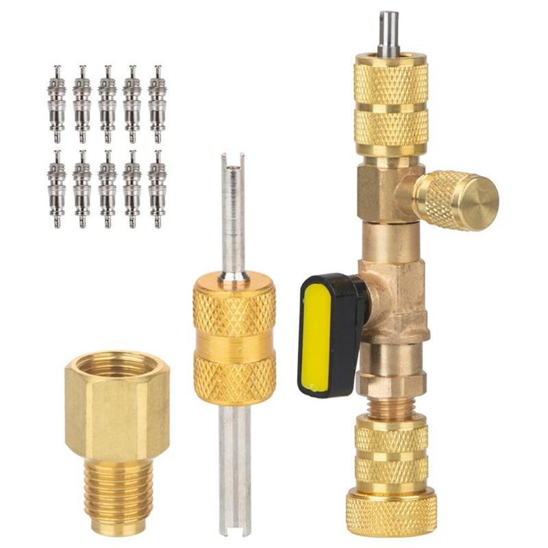 Car Air Conditioning Valve Core Remover Tool Household Refrigeration Valve Core Wrench Disassembly Repair Tool