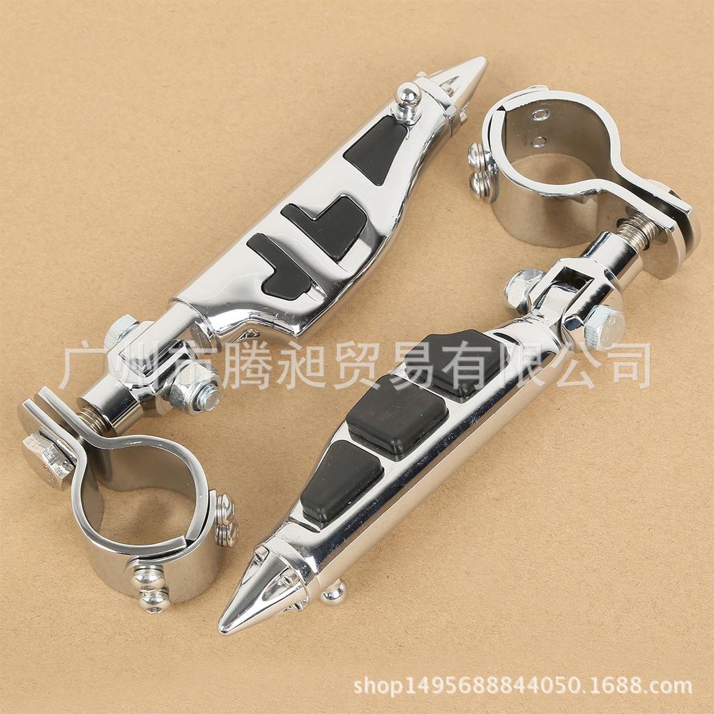 Compatible with VS1400, VZ1500, Intruder M800, C1800RT, M109R: Modified Plated Foot Pegs