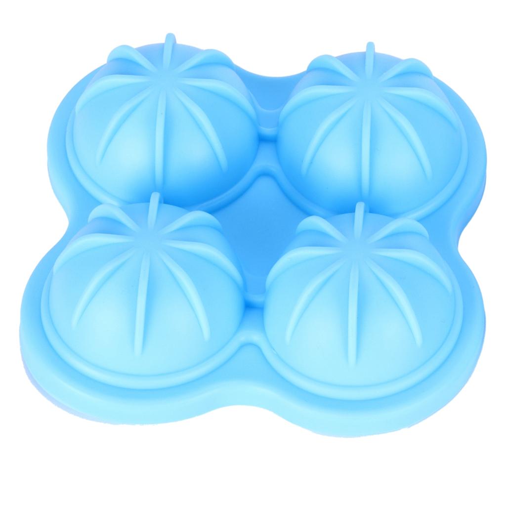 4 Hole Ice Cubes Mold Silicone Ice Ball Maker Mould Tray for Home Kitchen Supplies