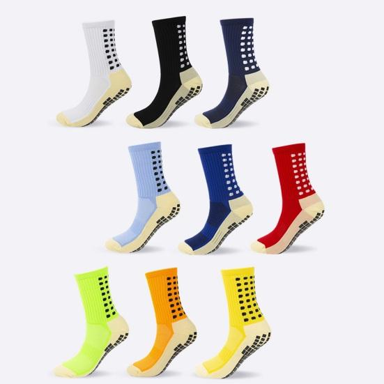 1 Pair Winter Sports Socks for Women Men Non-slip Middle Tube Thermal Nylon Socks Sweat Thickened Outdoor Fitness Socks