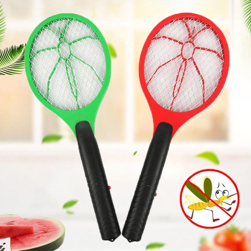 Mosquito Electric Fly Swatter Battery Power Bug Zapper Racket Insects Killer