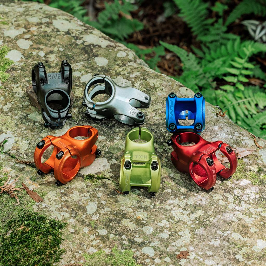 Funn Nixie Bicycle Riser Stem 20mm 40mm Bar for Mountain BMX Road and Gravel Bikes - Rise, Length, 31.8mm Clamp, Bikes, Bikes, Bikes, (Blue)