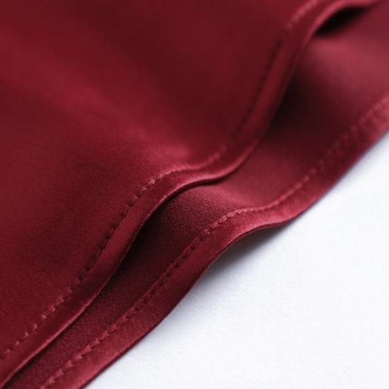 T-shirt Round Neck Smooth Polyester Women Bottoming Tops for Work