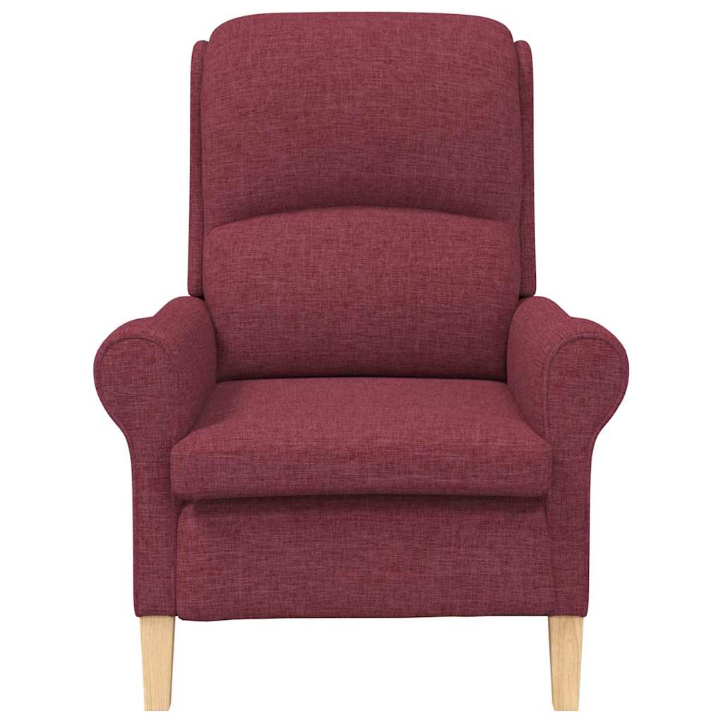 Armchair Burgundy Fabric