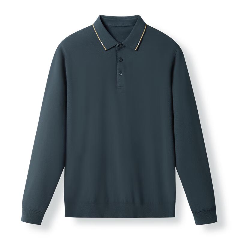 

Men s Long Sleeve Polo Knit Sweater 2XL