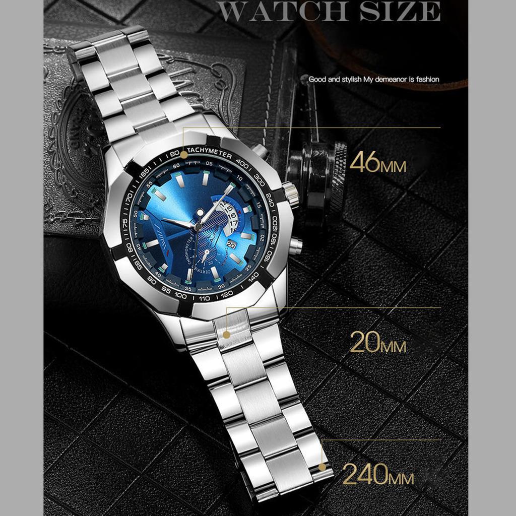 Fashion Mens Watches Shatterproof Easy Read Round Dial Luminous Wristwatch for Working and Office Wedding