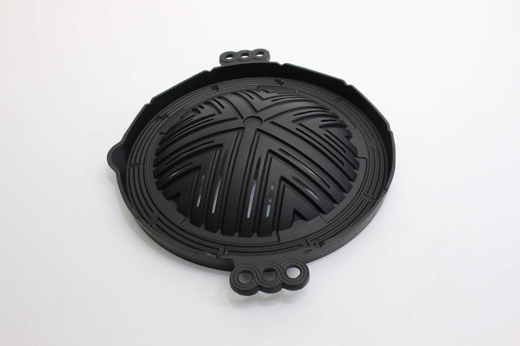 Ikenaga Iron Works with Genghis Khan Gift Wrapping Available "Living Iron" Pot, Perforated, 29cm,