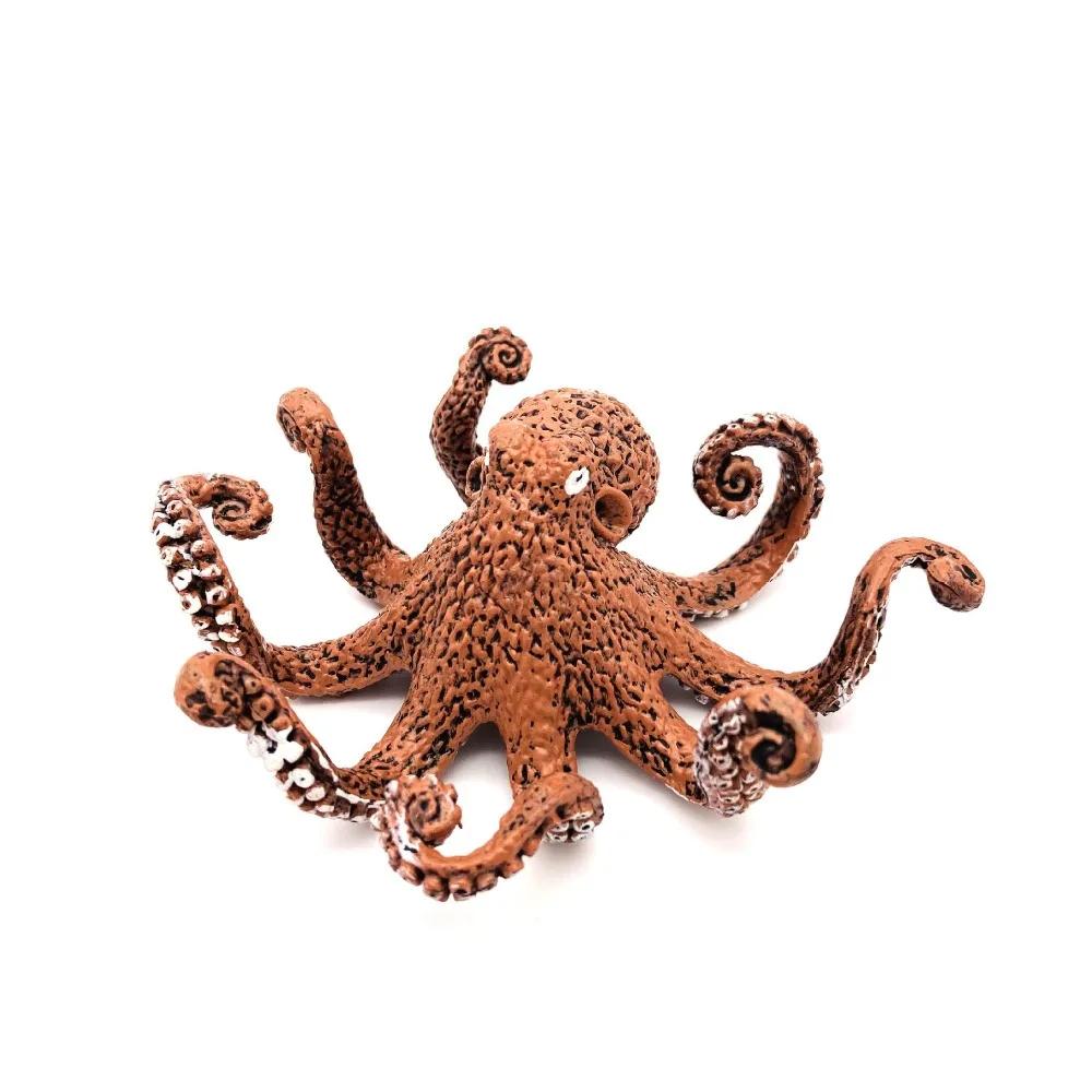 Pvc Simulation Sea Life Animals Model Handmad Collectible Octopus Action Figures Toy Crafts Ornament Crab Model Figurines