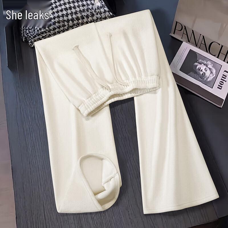 

Women s Fleece-Lined Drawstring Waist Casual Pants XL