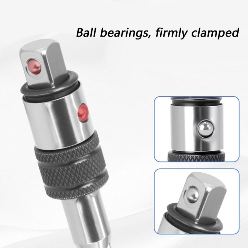 Professional 1/4 Inches Hex Shank Drill Bit Holders Adapter With Fast Change Design Suitable For Power Drills And Driver