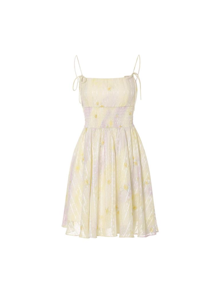 Sinseuden Citrus Strap Mini Dress