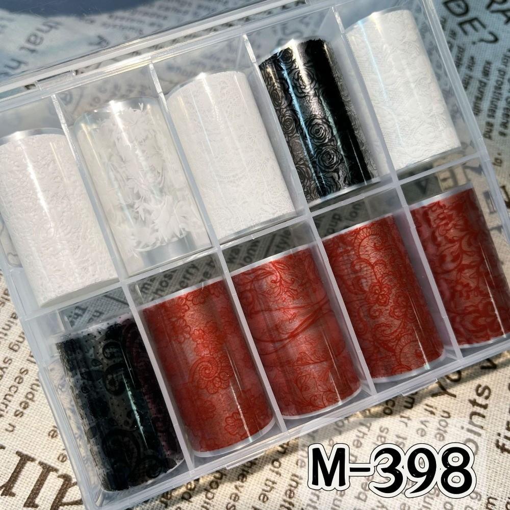 Laser Nail Stickers Black White Nail Decals Professional Nail Foils  Nail Decoration