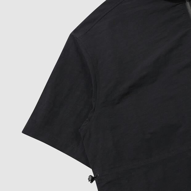 UMBRO Linen-Like Half-Zip Women'S Dress Black Ur122Cop31