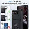Pro pouzdro ASUS ROG Phone 6/7 Odolný nárazuvzdorný kryt s kroužkovým stojánkem a odvodem tepla Vojenský stupeň PC+TPU Ochranné pouzdro