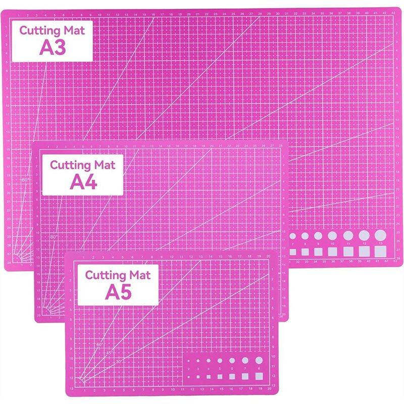 

M-Modern-For Rotary Cutting Board 3 Pcs Self Healing Cutting Mat, Double-Sided Non-Slip For Sewing, Quilting, Crafting