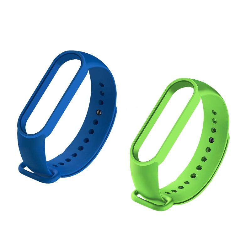 Waterproof Wristband Compatible for Mi Band 6 Bracelet Sports for Smart Watch TPU Band Anti-scratch Sweatproof Strap