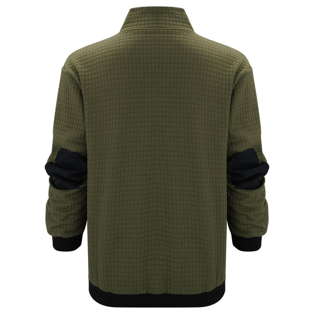 Herren Fleece Hoodie Lässig Langarm 1/4 Reißverschluss Pullover Sweatshirts