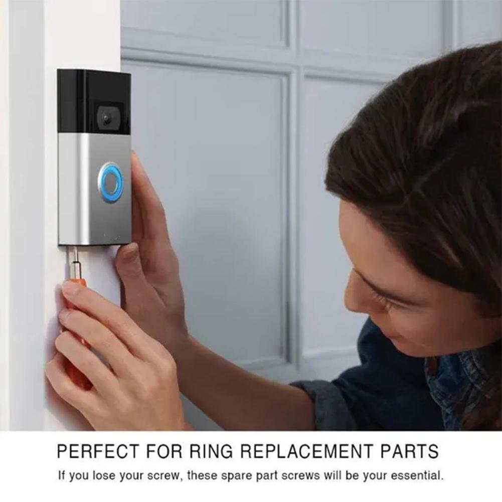 16/20pcs Doorbell Replacement Screws Security Screws T16 T5 Long Short Home Intelligent Doorbell Anti-theft Doorbell Hardware