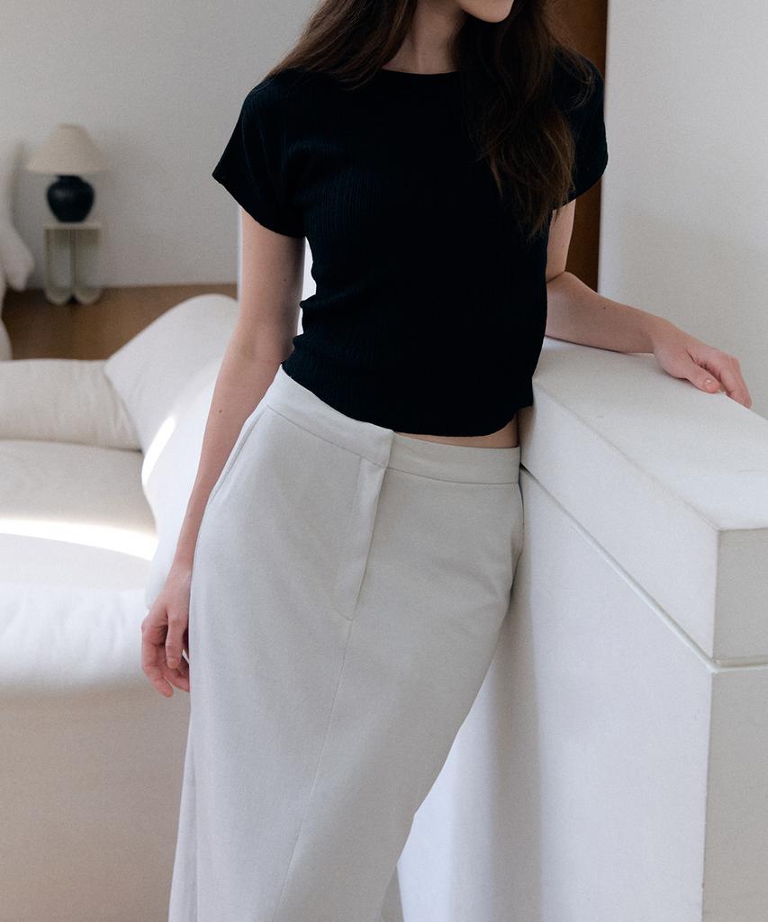Meojiaenminggeul Ella Stretch Maxi Skirt (Greige)