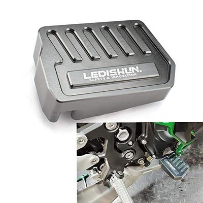 Apply To Kawasaki Ninja 400 Z400 2018-2022 Magnifier CNC Aluminum Brake Pedal Expansion Base Expansion Plate (Titanium Color)