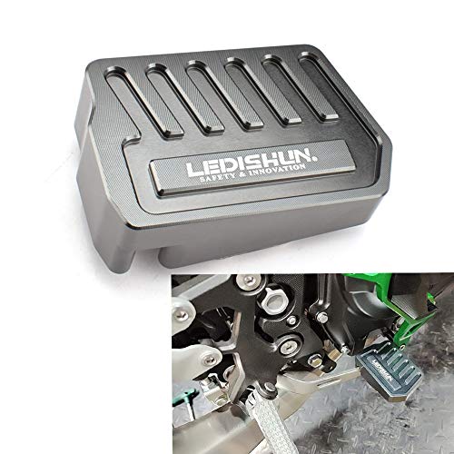 

Применяется к Kawasaki Ninja 400 Z400 2018-2022 Увеличитель CNC Алюминиевая Накладка на Тормозную Педаль Расширительная База Расширительная Пластина (Цвет титана)