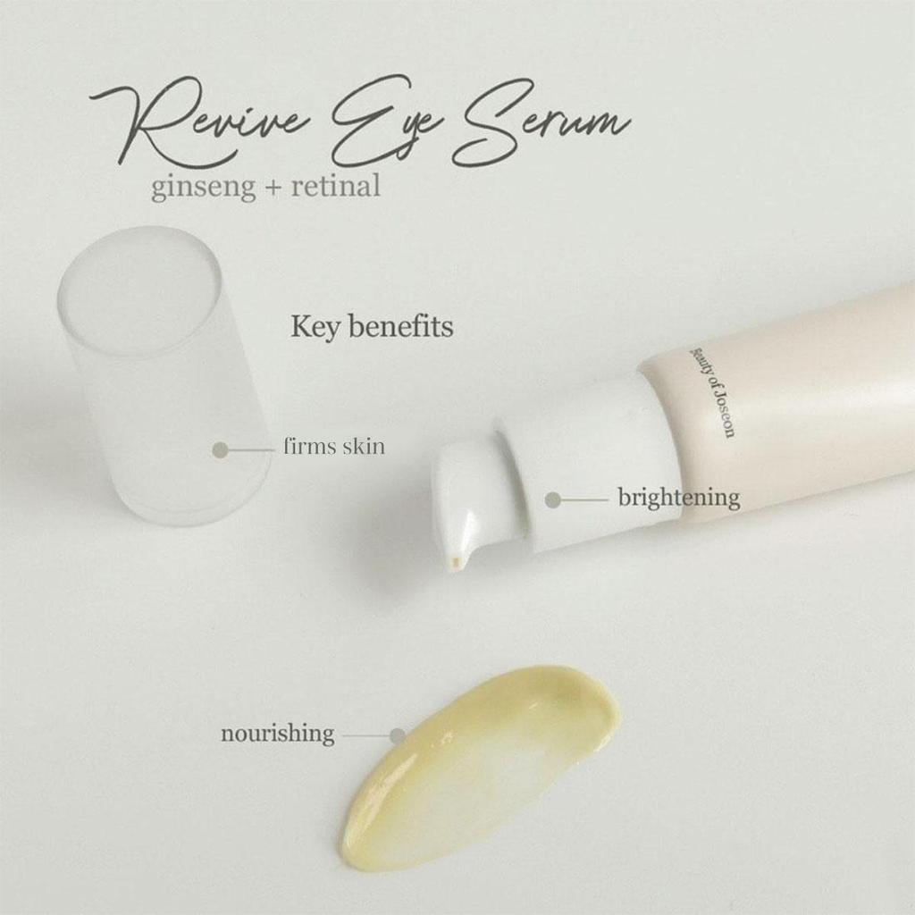 Beauty of Joseon Krem pod oczy z żeń-szeniem 30ml, Długotrwałe Nawilżenie, Łagodzi Suchość, Delikatna Formuła, Nie Tłusty, Codzienna Pielęgnacja Okolic Oczu, K-Beauty, Koreański Makijaż