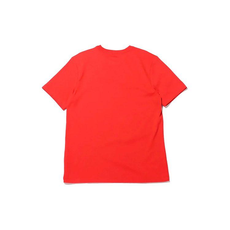 Jordan T Shirts Men's Red Crew Neck Moderate Straight Fit CW0860-657