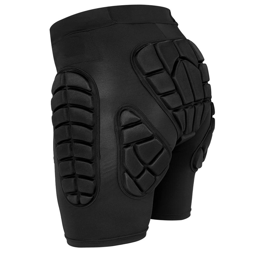 Unisex 3D Hip Protective Padded Shorts Anti-fall 0.6in Thick Hip Pads Protectors Shorts Breathable for Ski Ice Skating Snowboard
