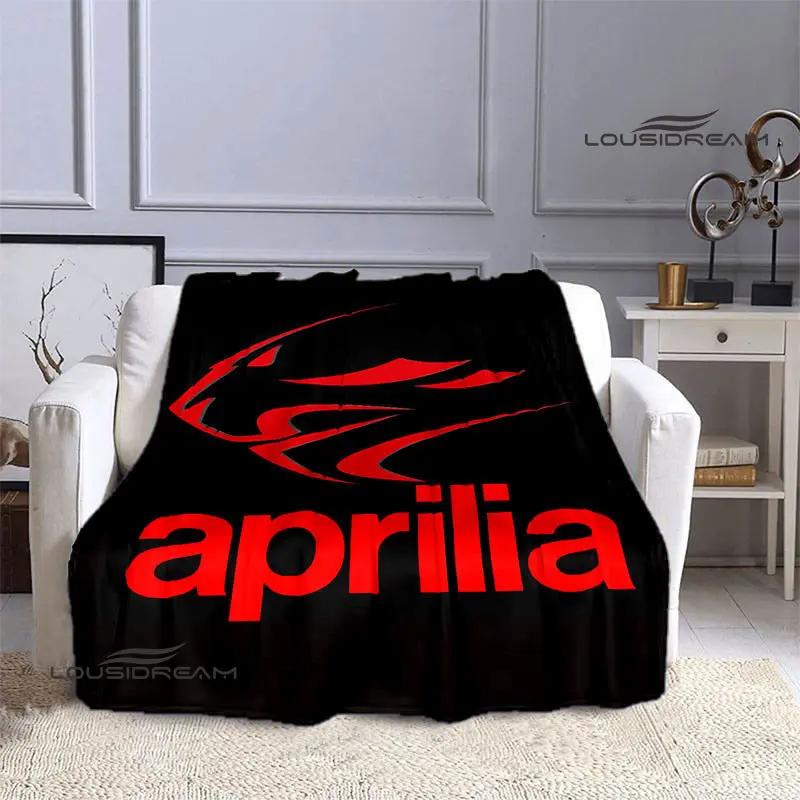 Aprilia Motorcycle Logo Printed Blanket Children's Warm Blanket Soft and Comfortable Blanket Home Travel Blanket Birthday Gift