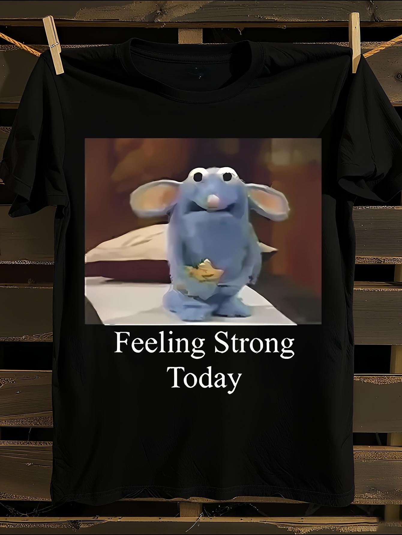 Funny Mouse Graphic T-shirt S
