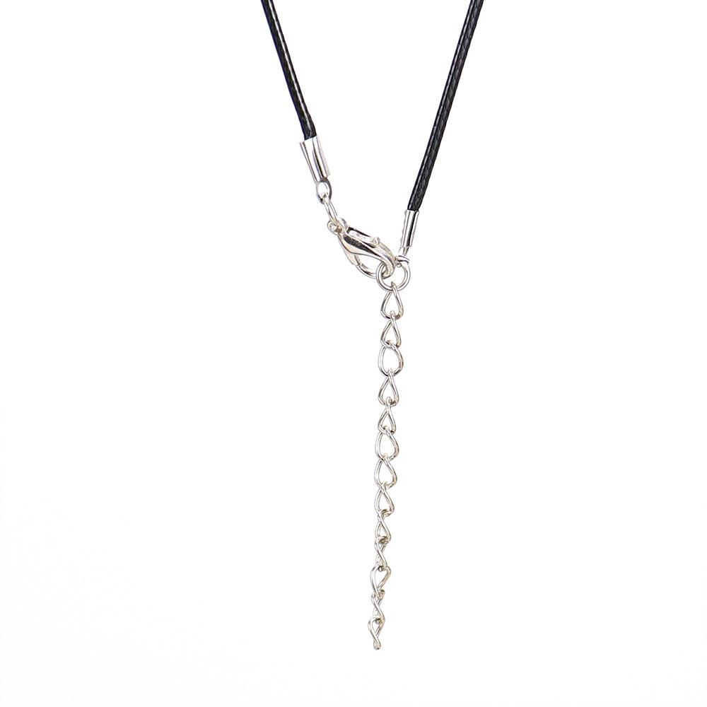 Diy Leather Rope Necklace Wax Rope Wax Line Necklace Lobster Buckle Wax Line Leather Rope Jewelry Necklace Accessories N48