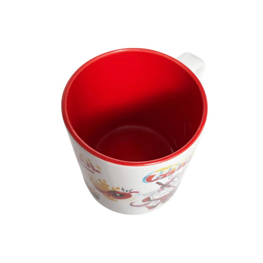 Small Planet Marvel Deadpool Chimichanga Mug, Red