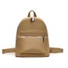 Retro Small Backpack for Class Commuting Backpack Fashionable and Versatile Solid Color Simple Women's Bag