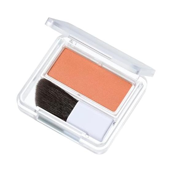 CHIFURE Powder Cheek 470 Orange color with diagonal cut brush Dull color, complexion