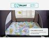Portable Foldable Baby Bed and Rocker - Newborn Movable Splicing Bedside Crib