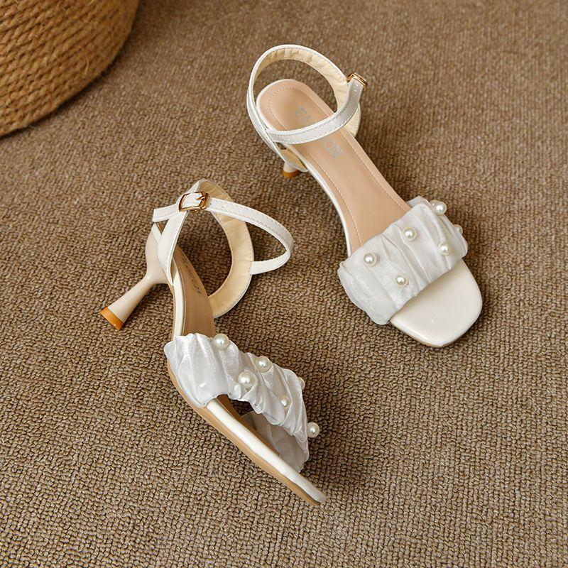 Beautiful and Not Tired, High-heeled Sandals Women's 2025 New Soft-soled Versatile, Comfortable and Gentle Women's Shoes Fashion High Heels