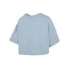 Puma Crop Tops Women's Blue Crew Neck Moderate 533212-61