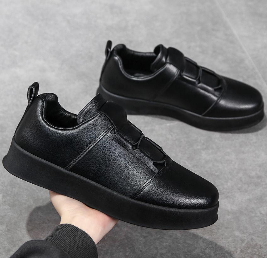Leren Mannen Schoenen Vetersluiting Mode Formele Mannen Schoenen Buiten Mokassins Italiaanse Ademende Mannen Rijschoenen Voor Mannen Sneakers 39