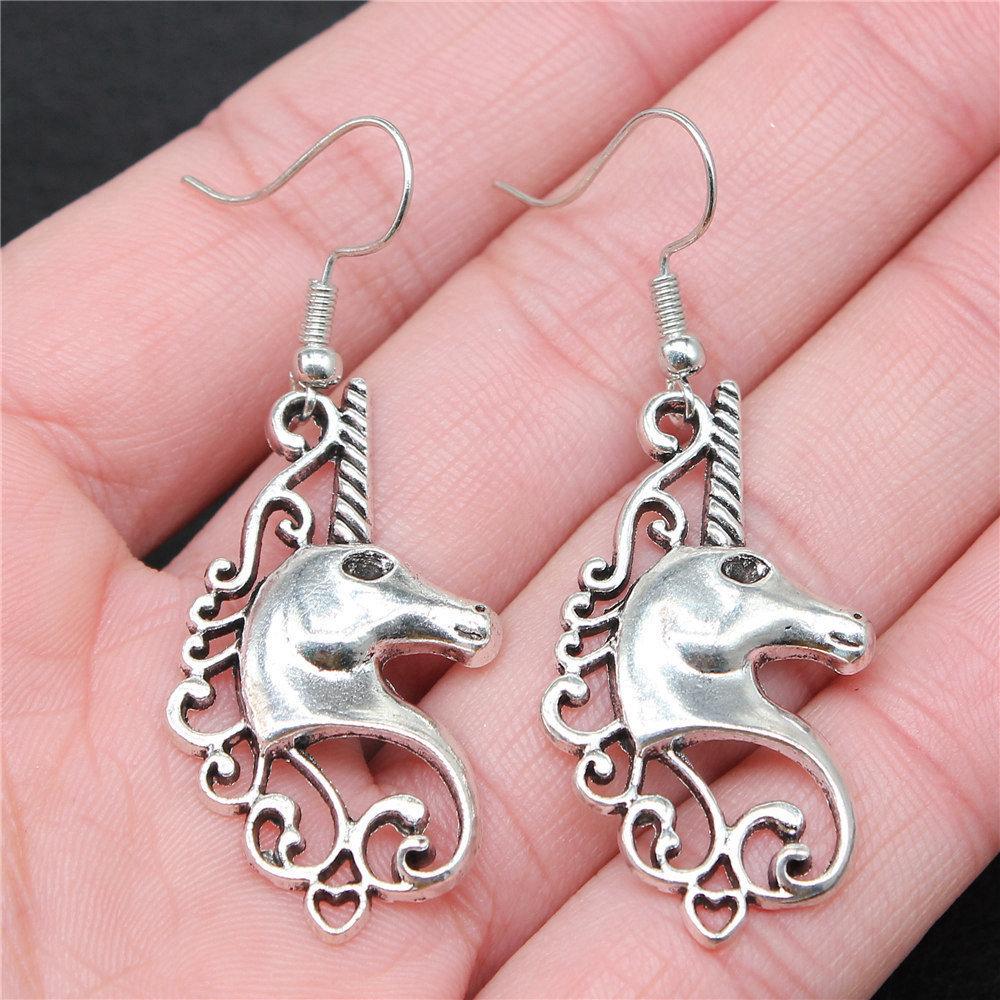 Streetwear New Arrival Dragon Snake Horse Anime-Themed Drop Earrings Unique Formal Gift for Her