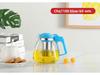 Large Capacity Heat-Resistant Glass Teapot with Filter for Kung Fu Tea