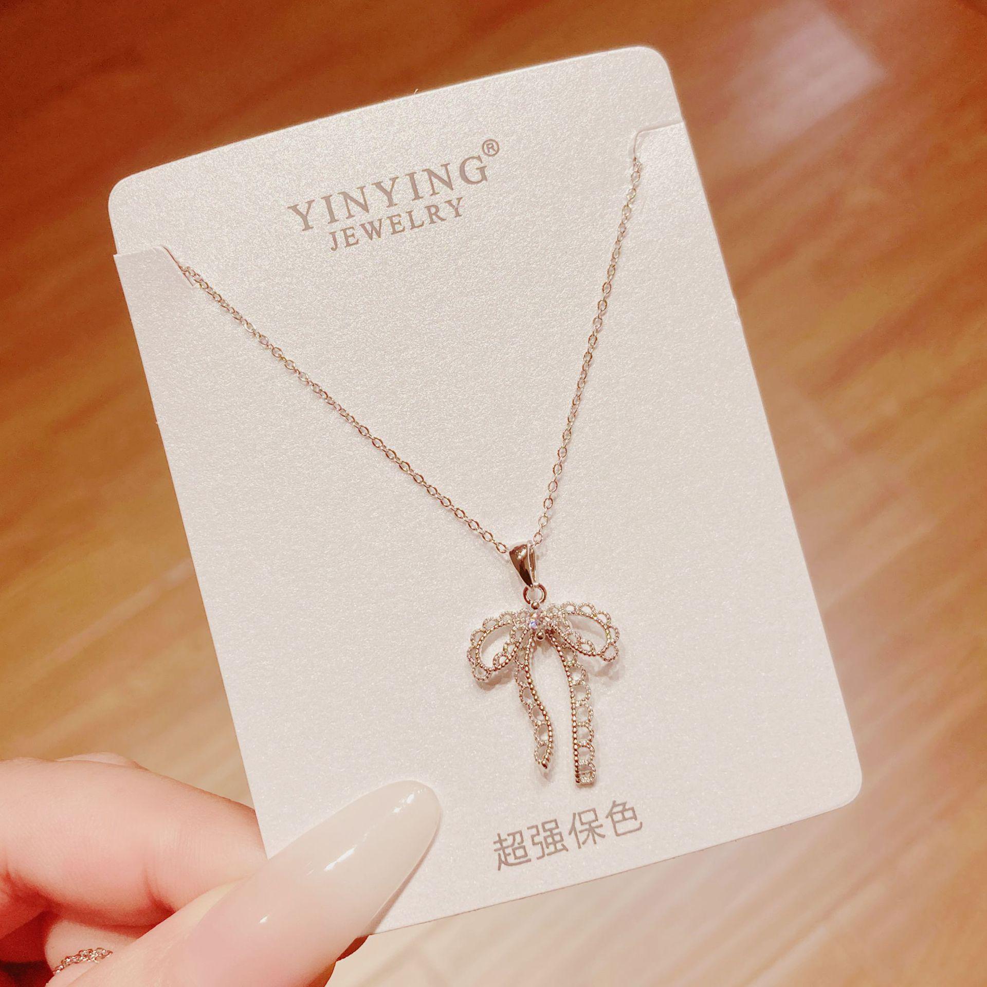 SLBABY Женский высококачественный кружевной чокер-ожерелье с бантом Модный аксессуар