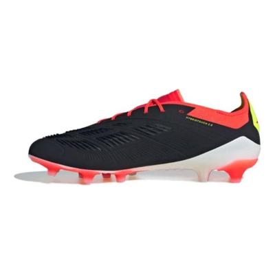 Predator Elite Leve Simples AG (Tachas curtas de borracha) Chuteiras de Futebol Unissex Chuteiras de Futebol Preto Branco IG5453