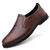 Fashion Spring Genuine Leather Mens Slip on Footwear Men's Shoes Men Casual Shoes Classic Men Shoes for Wedding Breathable Mens Loafers
