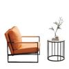 Modern Wrought Iron Sofa Chair - Light Luxury for Living Room or Bedroom