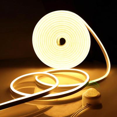 Kablosuz PIR Hareket Sensörü LED Şerit Işık Neon Burcu 12 V Neon Işıkları Bant DIY Mutfak Noel Arka Işık Lambası Dekorasyon Ile AB Tak