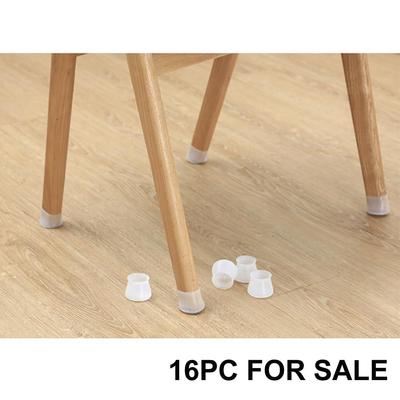 16pc Table chaise jambe Silicone capuchon coussinet meubles Table pieds couverture protecteur de sol
